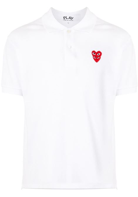Polo con applicazione logo ricamato PLAY COMME DES GARCONS | Polo | P1T2902